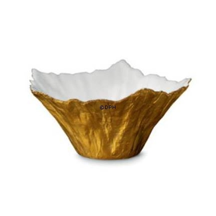 Violise Lunn, Bonbonniere mit Gold außen, Royal Copenhagen