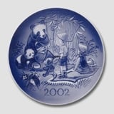 2002 Royal Copenhagen Millinnium platte, Børn og Pandaer