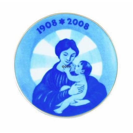 2008 Centennial plate, Royal Copenhagen, Madonna and child