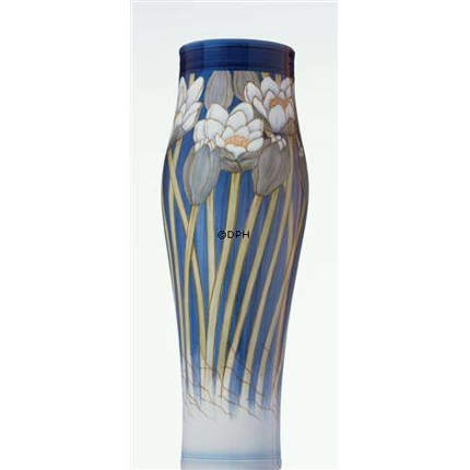 Vase med åkander, Royal Copenhagen nr. 877