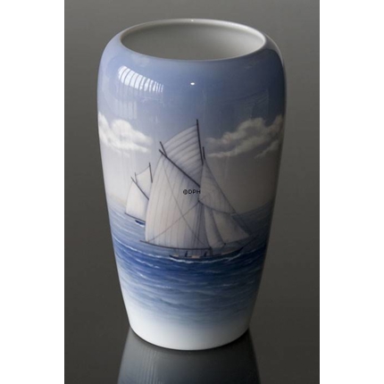 Vase with large sailboat, Royal Copenhagen no. 926-5449 or 749