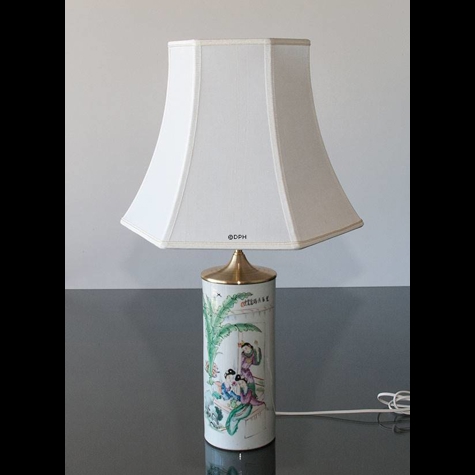 Plys dukke deadlock Forklaring Gammel (semi antik) Kinesisk Lampe (Hatstand lampe) dekoreret med med  kinesere | Nr. 20350 | DPH Trading