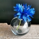 Rondo lille kuglevase, akva, Holmegaard glas