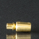 Kipled/Kugleled Ø47  i messing til bl.a. bordlamper med E27/E14  fatning (10 mm gevind)