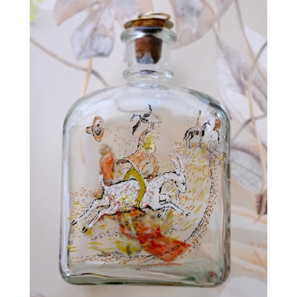 Holmegaard Hans Christian Andersen Glasflasche mit "Tölpel-Hans"