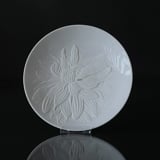 The Art of Giving Flowers, plate with relief, 'Cameo', Royal Copenhagen