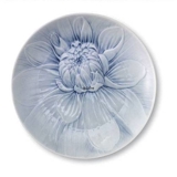 The Art of Giving Flowers, plate with light blue relief, 'Dawn Skye', Royal Copenhagen