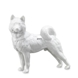 Sibirian Husky, Royal Copenhagen dog figurine no. 038