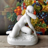 Susanne Classical nude white figur, Royal Copenhagen Whites figurine