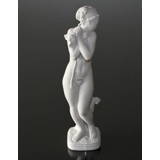 Bathing girl Classical nude white figur, Royal Copenhagen Whites figurine