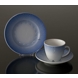 Blue Tone Hotel, Coffee Cup and Saucer ONLY, capacity 12,5 cl., Bing & Grondahl no. 1022