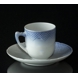 Service Seagull without gold, mocca cup with saucer, Bing & Grondahl