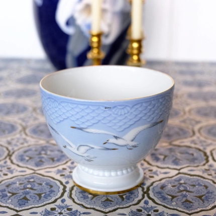 Möwegeschirr mit Gold, Seltene Spülschüssel, Bing & Gröndahl Nr. 185