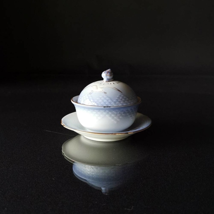 Möwegeschirr mit Gold, Butterdose, Bing & Gröndahl (Ohne nummer)