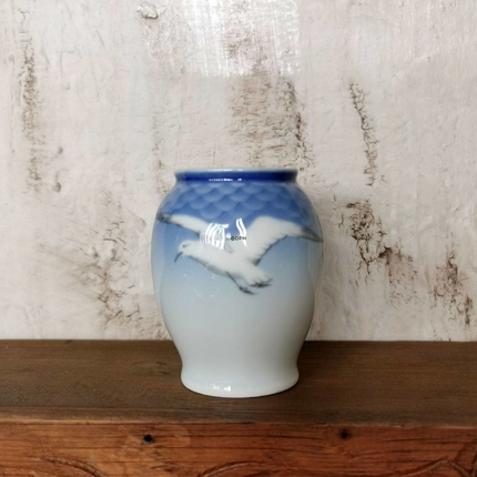 Möweservice OHNE Gold, Vase 7cm, Bing & Gröndahl Nr. 208