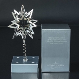 Georg Jensen Star for Christmas Tree, medium, Platinum Plated SILVER