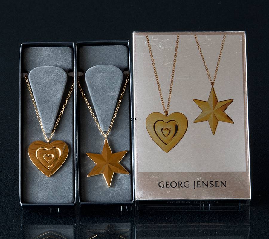 Heart and Star Ornaments Georg Jensen, 2010 | Year 2010 | No