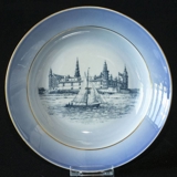 Castle Deep plate with Kronborg