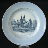 Castle Dinner plate with Rosenborg