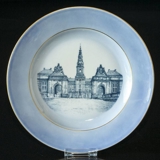 Castle Dinner plate with Christiansborg