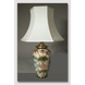 Kutani table lamp with water and flower
