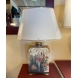 Kutani table lamp with Iris