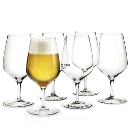 Holmegaard Cabernet beer glass, capacity 64 cl., 6 pcs.