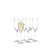 Holmegaard Cabernet champagneglas, indhold 29 cl., 6 stk.