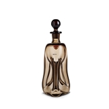 Holmegaard Jubilee Glug-bottle w/stopper, brown