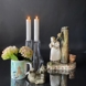 Holmegaard Balance kombiniert Vase / Kerzenhalter, groß