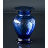 Holmegaard Amfora vase, blå, stor