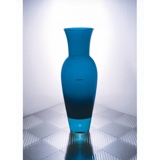 Holmegaard Harlekin Vase, blue, small