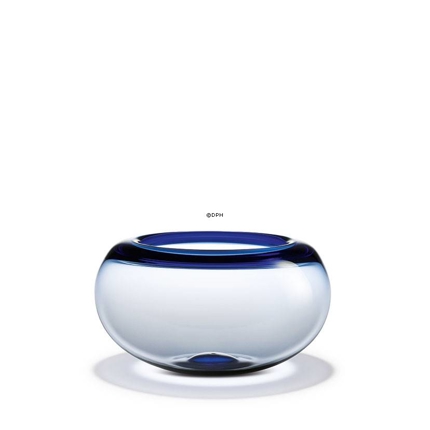 Holmegaard Provence bowl, sapphire blue, medium