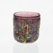 Rose Tealight Candle Holder/cup/vase, 8x10cm, Hand Blown Glass,