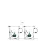 Jule hot drink glas 2014, 2 stk. Holmegaard Christmas
