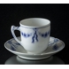 Empire tableware espresso cup and saucer No. 106, Bing & Grondahl