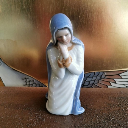 Weihnachtskrippe, Heilige Maria, Royal Copenhagen Figur Nr. 022