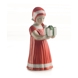 Else, Pige med rød julekjole, Royal Copenhagen figur nr. 090