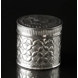 Box with pattern, large, nickel 12 x 12 cm