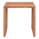 Pego sidebord i teak, 40x40x40 cm