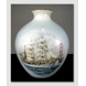 Windjammer Vase mit Nr. 2 Motiv des Schiffes The Eagle, Bing & Gröndahl