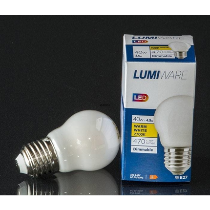 LED bulb E27 7,2 W 806 lm (equivalent to 60 watts), DAMPABLE - 2700K Very Warm light