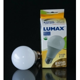 E27 LED pære 10W 810Lm (svarer til 60watt) LUMAX Varm hvidt lys 3000K