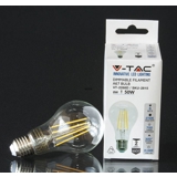 LED pære E27 8 W 700 lm (svarer til 50 watt), DÆMPBAR - Varm Hvidt lys