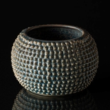 Porcupine pot cover in blue and grey