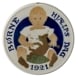 1921 Aluminia Child Welfare plate