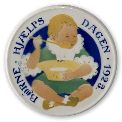 1923 Aluminia Child Welfare plate