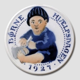 1927 Aluminia Børnehjælpsdags platte