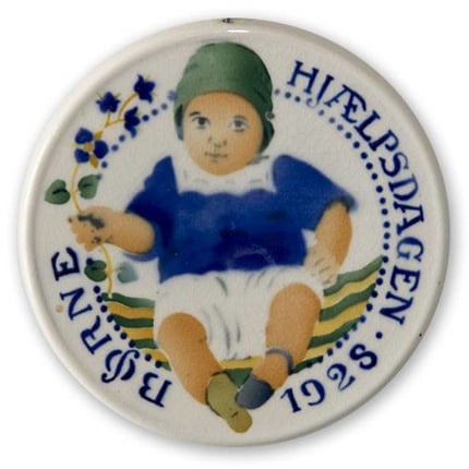 1928 Aluminia Child Welfare plate