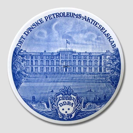 1928 Aluminia petroleum plate